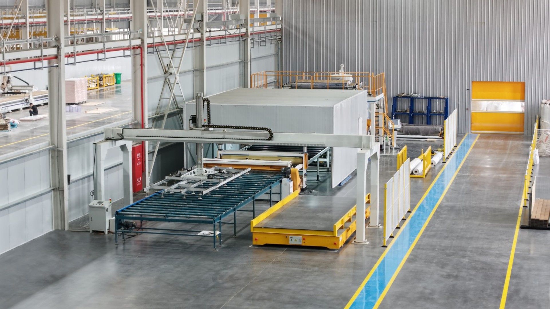 Container house module production line